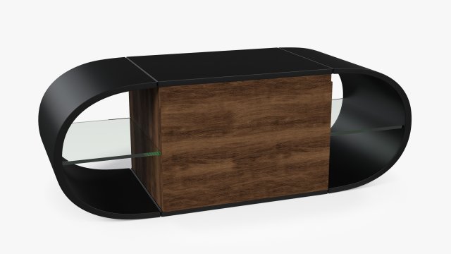 Round TV Stand 3D Модель .c4d .max .obj .3ds .fbx .stl .blend 
