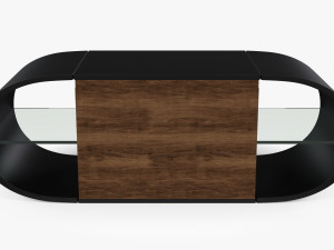 Round TV Stand 3D Модель