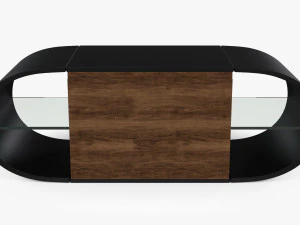 Round TV Stand 3D Model