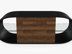 Round TV Stand 3D Model