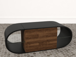 Round TV Stand 3D Модель