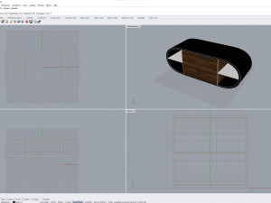 Round TV Stand 3D Модель
