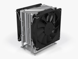 CPU Cooler Heatsink Model 3D