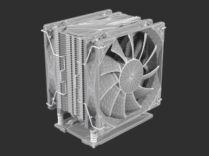 CPU-K&uuml;hler-K&uuml;hlk&ouml;rper 3D Modell