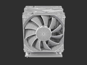 CPU Cooler Heatsink 3D मॉडल