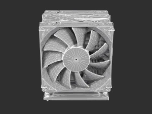 CPU-K&uuml;hler-K&uuml;hlk&ouml;rper 3D Modell