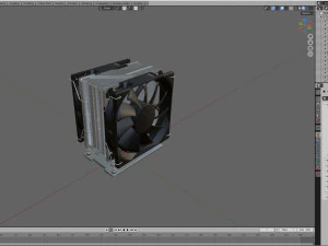 CPU-K&uuml;hler-K&uuml;hlk&ouml;rper 3D Modell