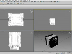 CPU-K&uuml;hler-K&uuml;hlk&ouml;rper 3D Modell