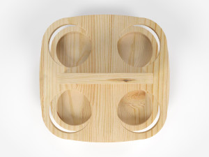 Wine Caddy Model 3D