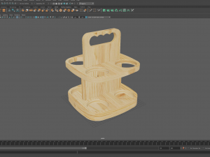 Wine Caddy Model 3D