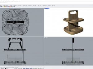 Wine Caddy Model 3D