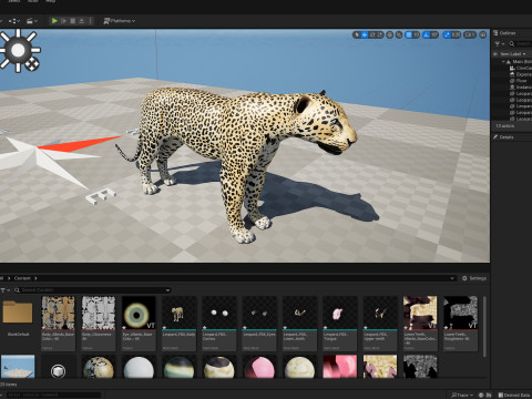 Leopard Modèle 3D