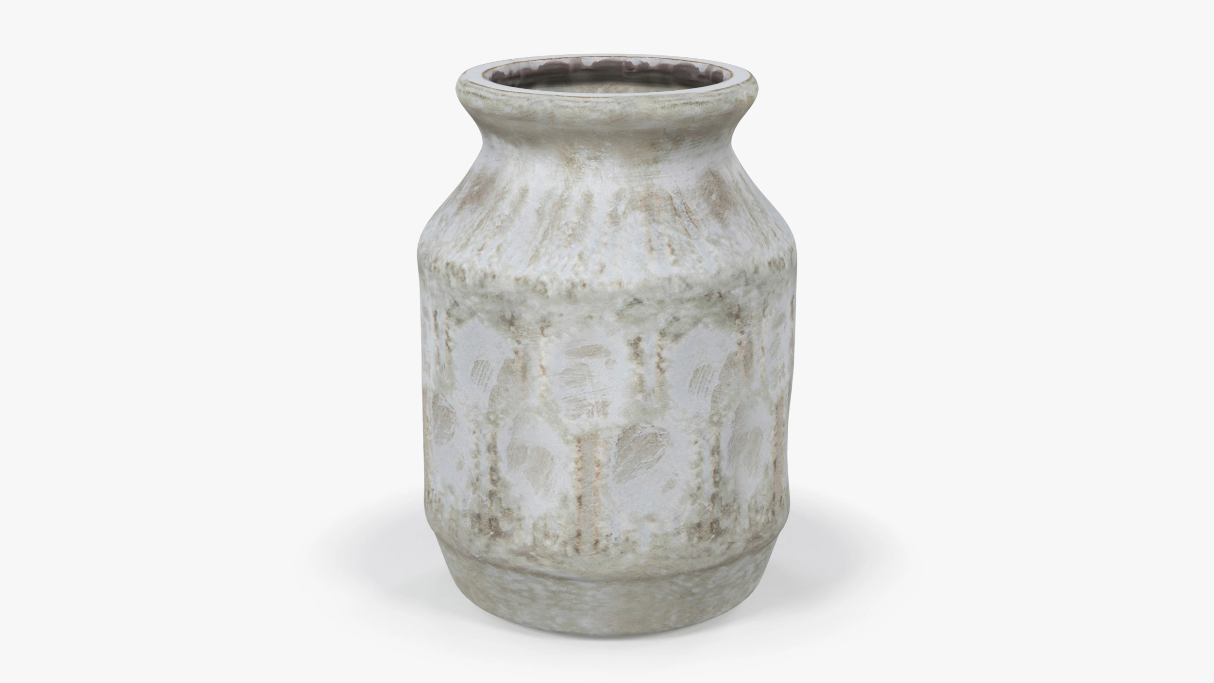 Old Clay Vase 3D Model .c4d .max .obj .3ds .fbx .stl .blend 