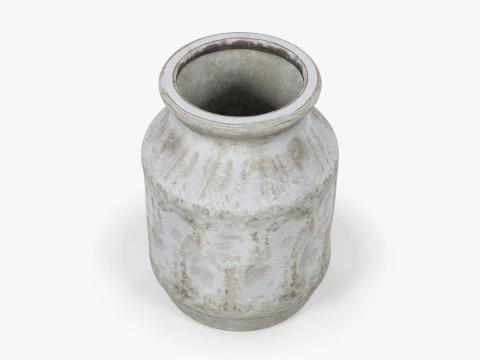 Old Clay Vase 3D Model