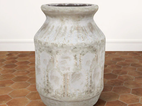Old Clay Vase 3D Model