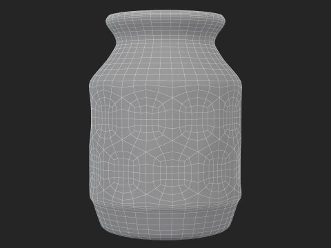 Old Clay Vase 3D Model