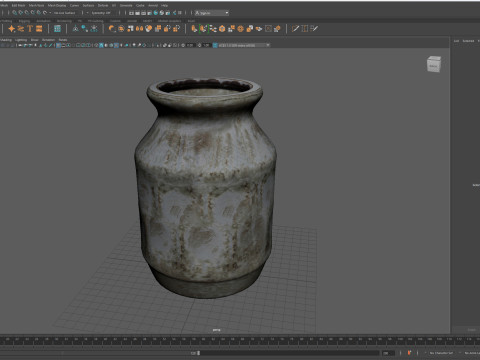 Old Clay Vase Modèle 3D