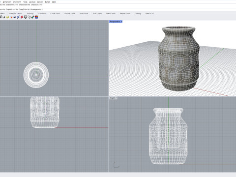 Old Clay Vase Modèle 3D