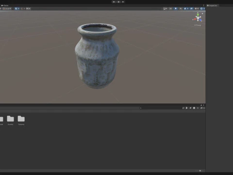 Old Clay Vase 3D Model