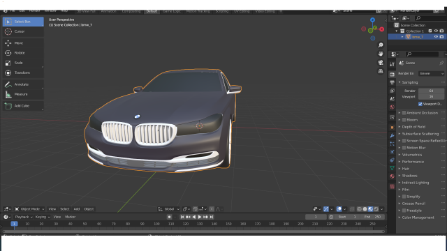 7 series Model 3D .c4d .max .obj .3ds .fbx .stl .blend 