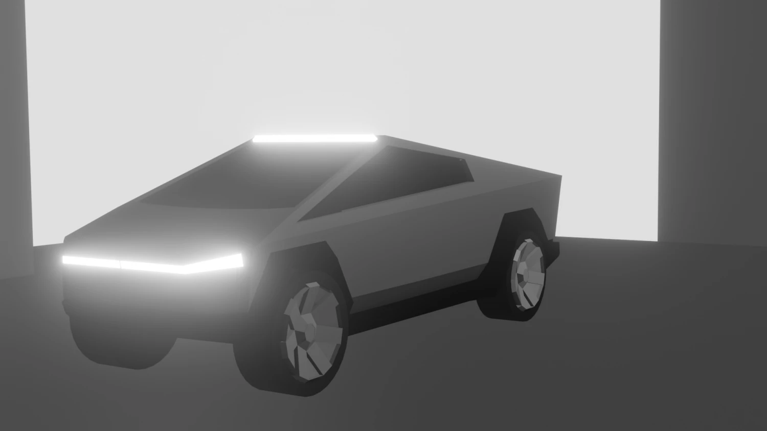 tesla cybertruck 3D Model .c4d .max .obj .3ds .fbx .stl .blend 