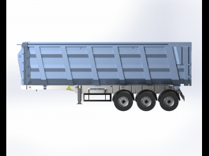 tipper trailer 3D-Modell