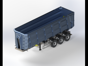 tipper trailer Model 3D