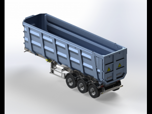 tipper trailer Model 3D