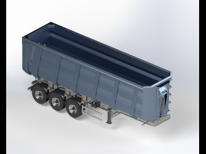 tipper trailer Model 3D