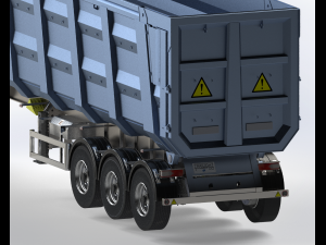 tipper trailer Model 3D