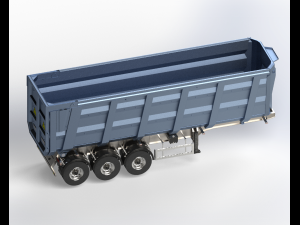 tipper trailer Model 3D