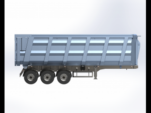 tipper trailer Model 3D