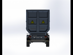 tipper trailer Model 3D