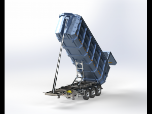 tipper trailer Model 3D