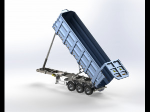 tipper trailer Model 3D