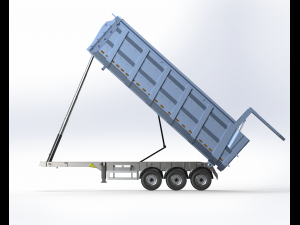 tipper trailer Model 3D