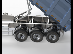 tipper trailer Model 3D
