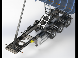 tipper trailer Model 3D