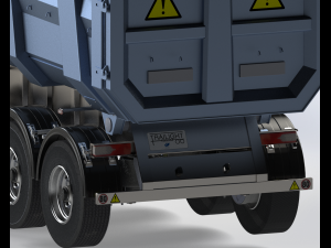 tipper trailer Model 3D