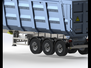 tipper trailer Model 3D