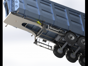 tipper trailer Model 3D