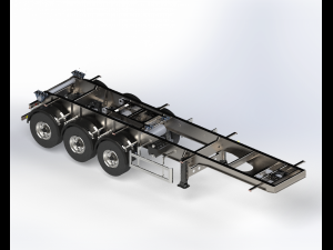 tipper trailer Model 3D