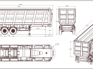 tipper trailer 3D Model