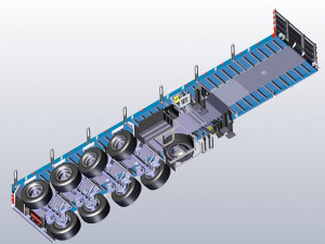EXTENDED SEMI TRAILER 3D Model