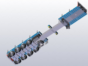 EXTENDED SEMI TRAILER 3D Model