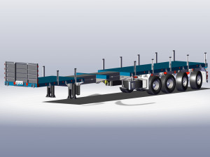 EXTENDED SEMI TRAILER 3D Model