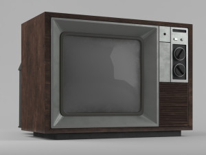 quasar old tv 3D Model