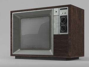 quasar old tv 3D Model