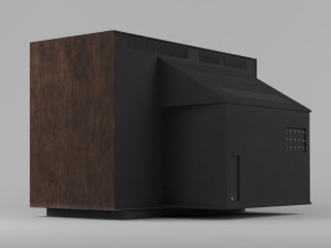 quasar old tv 3D Model