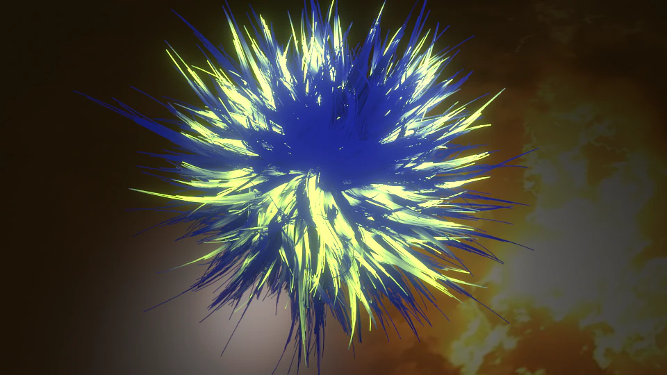 a luminous fluffy ball 3D Model .c4d .max .obj .3ds .fbx .stl .blend